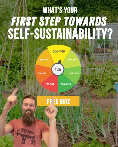 Lead Quiz - Whats Your Self Sustainability Score?